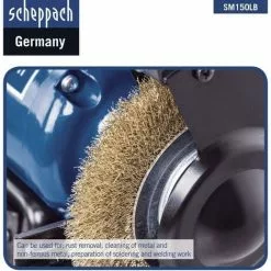 TOURET A MEULER MEULES ET BROSSE MÉTALLIQUE ø150mm SCHEPPACH SM150LB 400W -Promos SCHEPPACH Boutique 17357777 4