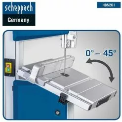 SCIE À RUBAN 250mm 500W 230V SCHEPPACH HBS261 -Promos SCHEPPACH Boutique 17362295 5