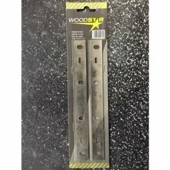 JEU DE 2 PIECES FERS ACIER RAPIDE POUR RABOT DEGAUCHISSEUSE NEW SCHEPPACH HMS850