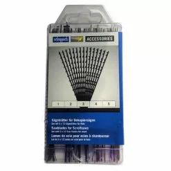 SCIE A CHANTOURNER BOIS PLASTIQUE MÉTAL SCHEPPACH DECO-FLEX+KIT 60 LAMES DE SCIE -Promos SCHEPPACH Boutique 17362549 3