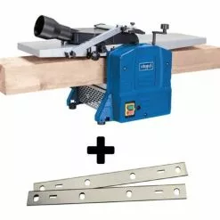 RABOT DEGAUCHISSEUSE 254MM SCHEPPACH HMS1080 +JEU DE 2 PIECES FERS DE RECHANGE