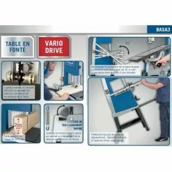 Scheppach - Scie à Ruban Volants 315mm 400V Triphasée 700W - Basa 3 -Promos SCHEPPACH Boutique 2265048 5