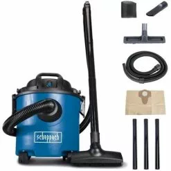 ASPIRATEUR SEC ET HUMIDE EAU ET POUSSIÈRE 16L 1200W SCHEPPACH NTS16
