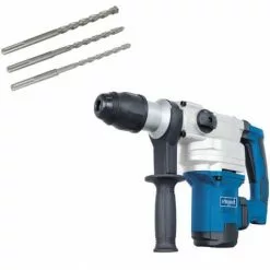 Pack SCHEPPACH Marteau Perforateur 1050W - DH1200MAX - Set De 3 Forets SDS-Max