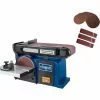 Pack SCHEPPACH Ponceuse à Bande Et à Disque 370W - BTS900 - 3 Bandes Abrasives - 10 Disques Abrasifs - Grain 120 -Promos SCHEPPACH Boutique 37530643 1