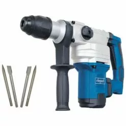 Pack SCHEPPACH Marteau Perforateur - 1050W - DH1200MAX - Set De 2 Burins SDS-Max - Bleu
