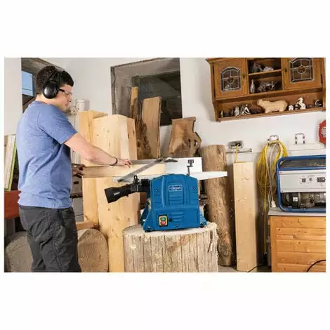 Pack SCHEPPACH Raboteuse Et Dégauchiseuse 204mm - 1500W - HMS860 - 6 Fers - Bleu 5 Pack SCHEPPACH Raboteuse Et Dégauchiseuse 204mm - 1500W - HMS860 - 6 Fers - Bleu – Image 3