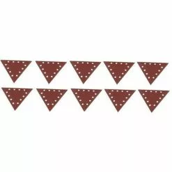 SCHEPPACH Lot De 10 Triangles De Ponçage Grain 180 Pour Ponceuse DS210