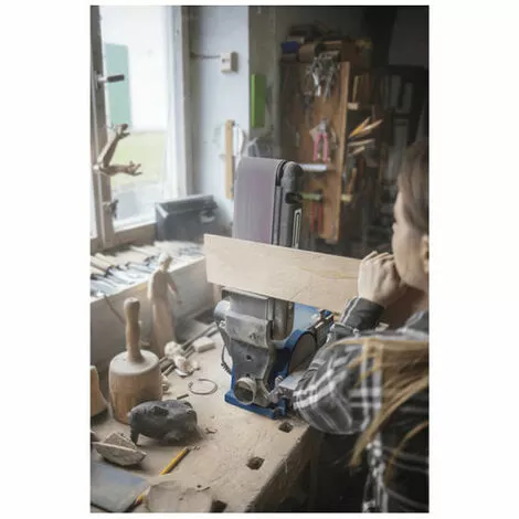 Pack SCHEPPACH Ponceuse à Bande Et à Disque 370W - BTS900 - 3 Bandes Abrasives - Grain 120 5 Pack SCHEPPACH Ponceuse à Bande Et à Disque 370W - BTS900 - 3 Bandes Abrasives - Grain 120 – Image 3