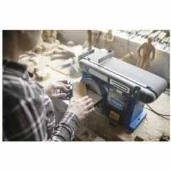 PRODUIT NEUF - EMBALLAGE ABIMÉ - Ponceuse à Bande Et à Disque SCHEPPACH - 370W -Promos SCHEPPACH Boutique 46327936 5