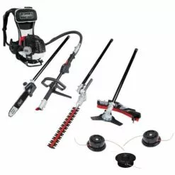 Pack SCHEPPACH Outil Multifonctions 4en1 52cc à Dos - MFH5300-4BP - 2 Bobines - 430-450 Mm