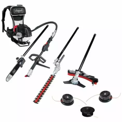 Pack SCHEPPACH Outil Multifonctions 4en1 52cc à Dos - MFH5300-4BP - 2 Bobines - 430-450 Mm 3 Pack SCHEPPACH Outil Multifonctions 4en1 52cc à Dos - MFH5300-4BP - 2 Bobines - 430-450 Mm