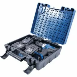 Perceuse à Percussion SCHEPPACH 20V Pro Series - 2 Batteries 4,0 Ah - 1 Chargeur Rapide - Coffret 206 Accessoires - DTB20-20ProS -Promos SCHEPPACH Boutique 48889885 3