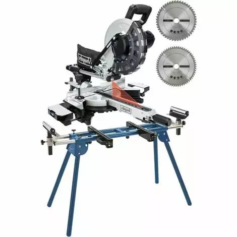 Pack SCHEPPACH Scie à Onglet Radiale - 2000W - 2 Lames - 255 Mm - HM254 - Black Edition - Support UMF1600 3 Pack SCHEPPACH Scie à Onglet Radiale - 2000W - 2 Lames - 255 Mm - HM254 - Black Edition - Support UMF1600