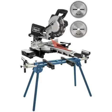 Pack SCHEPPACH Scie à Onglet Radiale - 2000W - 2 Lames - 216 Mm - HM216 - Black Edition - Support UMF1600 3 Pack SCHEPPACH Scie à Onglet Radiale - 2000W - 2 Lames - 216 Mm - HM216 - Black Edition - Support UMF1600