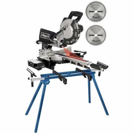 Pack SCHEPPACH Scie à Onglet Radiale - 2000W - 2 Lames - 216 Mm - HM216 - Black Edition - Support UMF1550 3 Pack SCHEPPACH Scie à Onglet Radiale - 2000W - 2 Lames - 216 Mm - HM216 - Black Edition - Support UMF1550