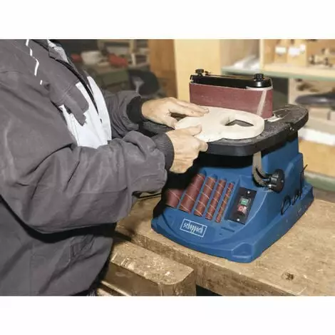 Pack SCHEPPACH Ponceuse Oscillante - 450W - OSM600 - 9 Manchons Abrasifs - Grain 100 X 600 Mm 4 Pack SCHEPPACH Ponceuse Oscillante - 450W - OSM600 - 9 Manchons Abrasifs - Grain 100 X 600 Mm – Image 2