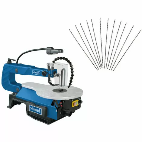 Pack SCHEPPACH Scie à Chantourner 405 Mm - 120W - SD1600V - Lot De 12 Lames 3 Pack SCHEPPACH Scie à Chantourner 405 Mm - 120W - SD1600V - Lot De 12 Lames