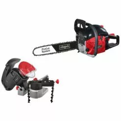 Pack SCHEPPACH Affuteuse De Chaîne - 220 W - KS1200 - Tronçonneuse Thermique ProCut - 46 Cm - 1800 W - CSH46