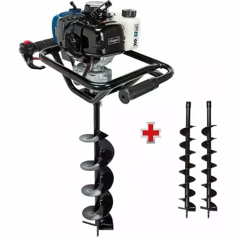 TARIERE A ESSENCE 52CC 1450W AVEC 3 MECHES 100 150 200 MM SCHEPPACH EB2000 3 TARIERE A ESSENCE 52CC 1450W AVEC 3 MECHES 100 150 200 MM SCHEPPACH EB2000