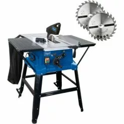 Scie Circulaire Sur Table SCHEPPACH - 254 Mm - 2000W - 3 Extensions - 1 Sac Collecteur - 2 Lames - HS250L
