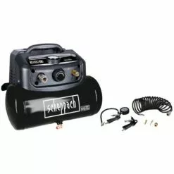 Compresseur 6L - SCHEPPACH - 6 Accessoires - 1200W - HC06 - Black Edition