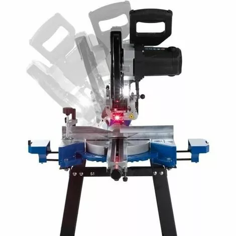 SCIE A ONGLET RADIALE SCHEPPACH 254 MM AVEC PIÉTEMENT ET 2EME LAME - HM254CD 4 SCIE A ONGLET RADIALE SCHEPPACH 254 MM AVEC PIÉTEMENT ET 2EME LAME - HM254CD – Image 2