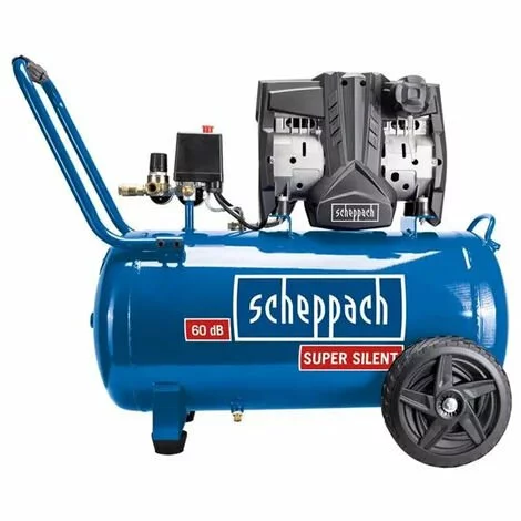 Compresseur Silencieux HC51Si 50L 8bar 1.5kW 2 Cyl. SCHEPPACH Sans Huile 60dB - 5906141901 3 Compresseur Silencieux HC51Si 50L 8bar 1.5kW 2 Cyl. SCHEPPACH Sans Huile 60dB - 5906141901