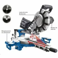 Scie à Onglet Radiale HM216SPX SCHEPPACH Ø210 Mm + 2 Lames - 5901221901 7 Scie à Onglet Radiale HM216SPX SCHEPPACH Ø210 Mm + 2 Lames - 5901221901 -Promos SCHEPPACH Boutique 62612676 2