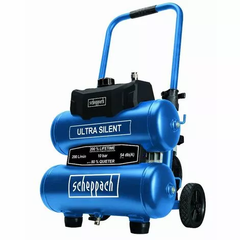 Compresseur SCHEPPACH HC20Si-TWIN 20L - 750W - 5906145901 3 Compresseur SCHEPPACH HC20Si-TWIN 20L - 750W - 5906145901