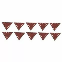 Scheppach - Lot De 10 Papiers Abrasifs Triangulaire Grain 150