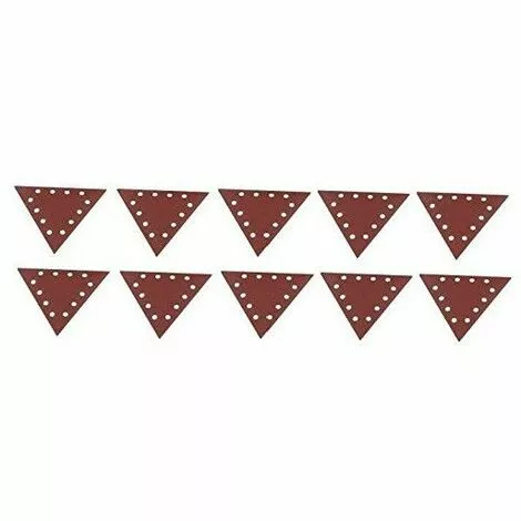 Scheppach - Lot De 10 Papiers Abrasifs Triangulaire Grain 150 3 Scheppach - Lot De 10 Papiers Abrasifs Triangulaire Grain 150